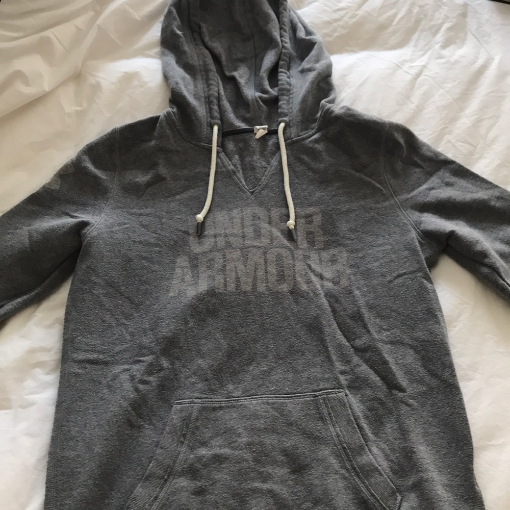 Grey under armour sweatshirt size small